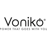 لوگوی برند ونیکو (Voniko)، تولیدکننده باتری‌های آلکالاین، لیتیومی و سکه‌ای با کیفیت و ماندگاری بالا