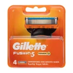 یدک خودتراش مردانه ژیلت مدل فیوژن پاور پنج لبه بسته 4 عددی سازگار با دسته‌های Fusion5 و Fusion Power