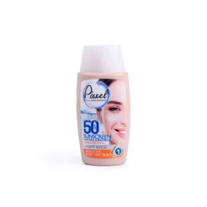 کرم ضد آفتاب رنگی بژ روشن پیکسل SPF50 مناسب پوست خشک و حساس50 میلی‌لیتر