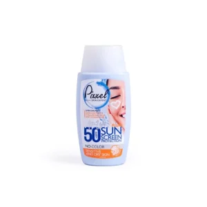 کرم ضد آفتاب بی رنگ پیکسل SPF50 مناسب پوست خشک و حساس 50 میلی لیتر