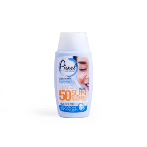 کرم ضد آفتاب بی‌رنگ پیکسل SPF50 مناسب پوست چرب و جوش‌دار 50 میلی‌لیتر